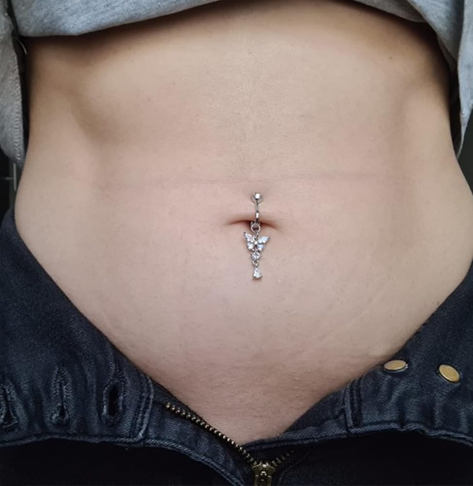 fake tummy piercing