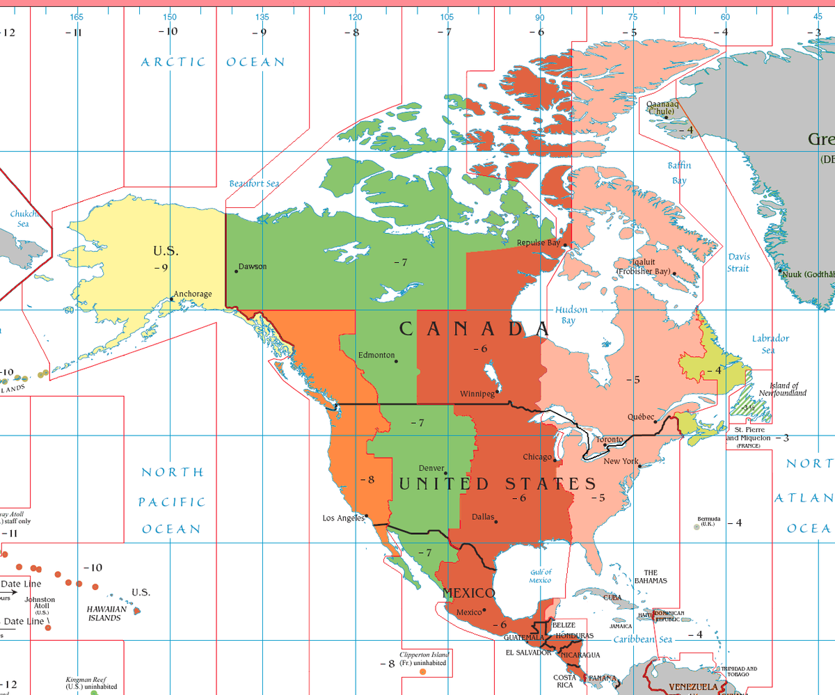 us central time zone