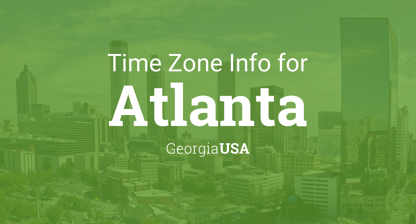 time zone for atlanta