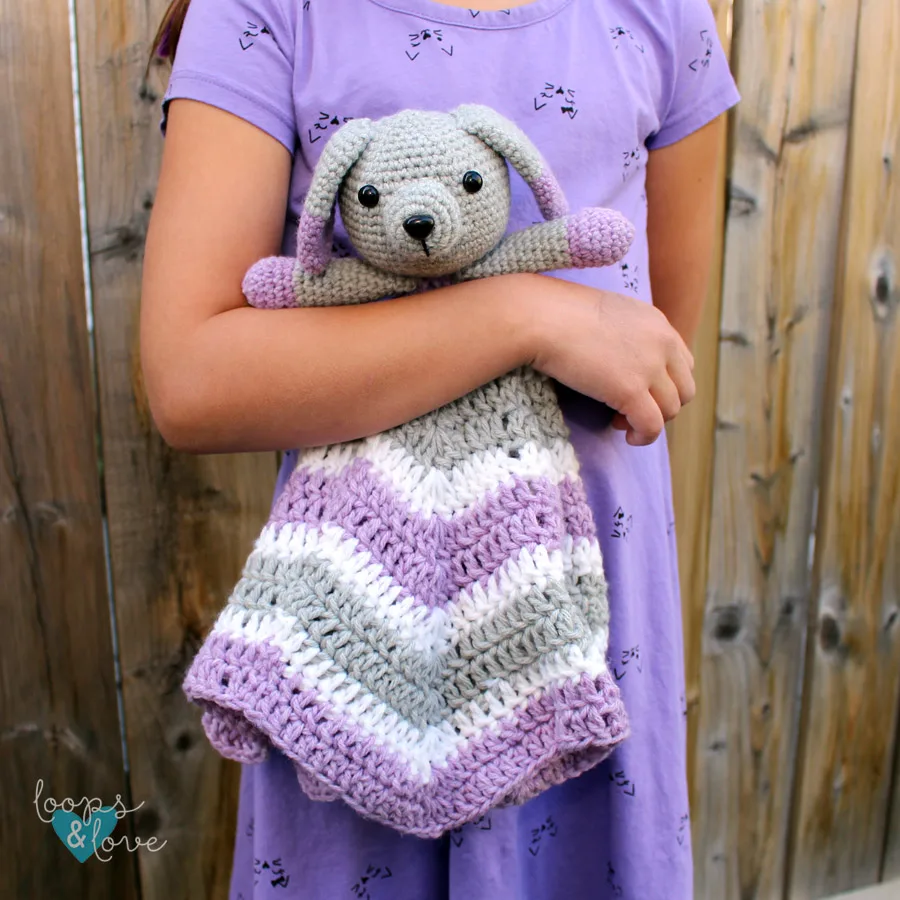 free crochet lovey pattern