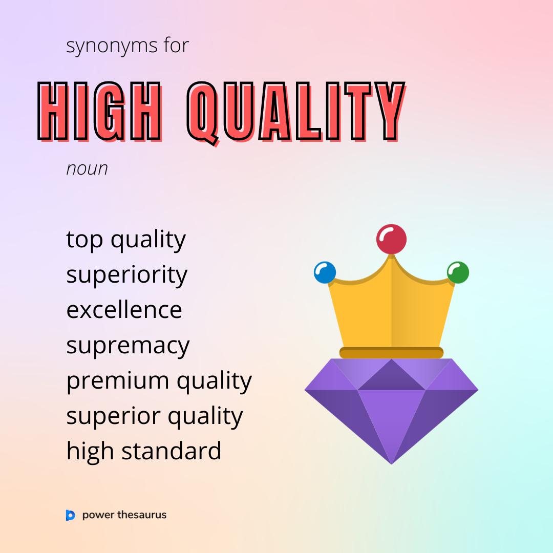 quality synonym