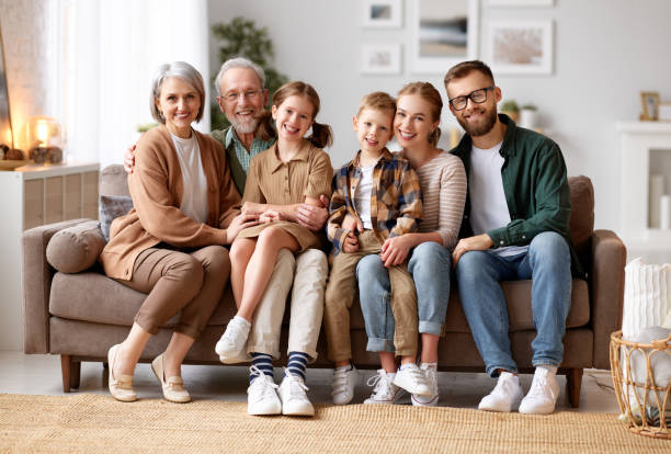 family stock image