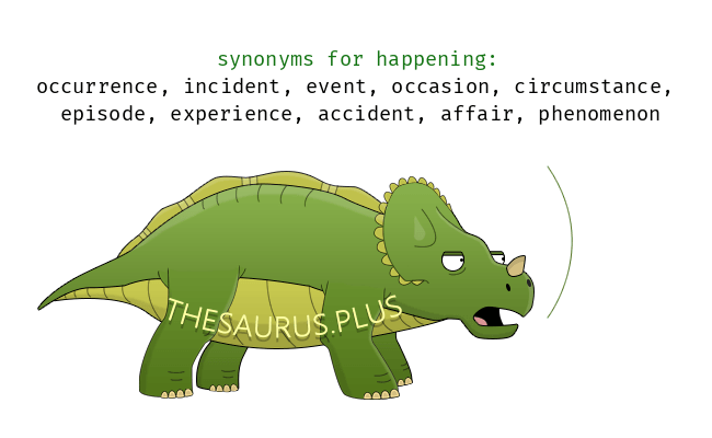 synonym for happening