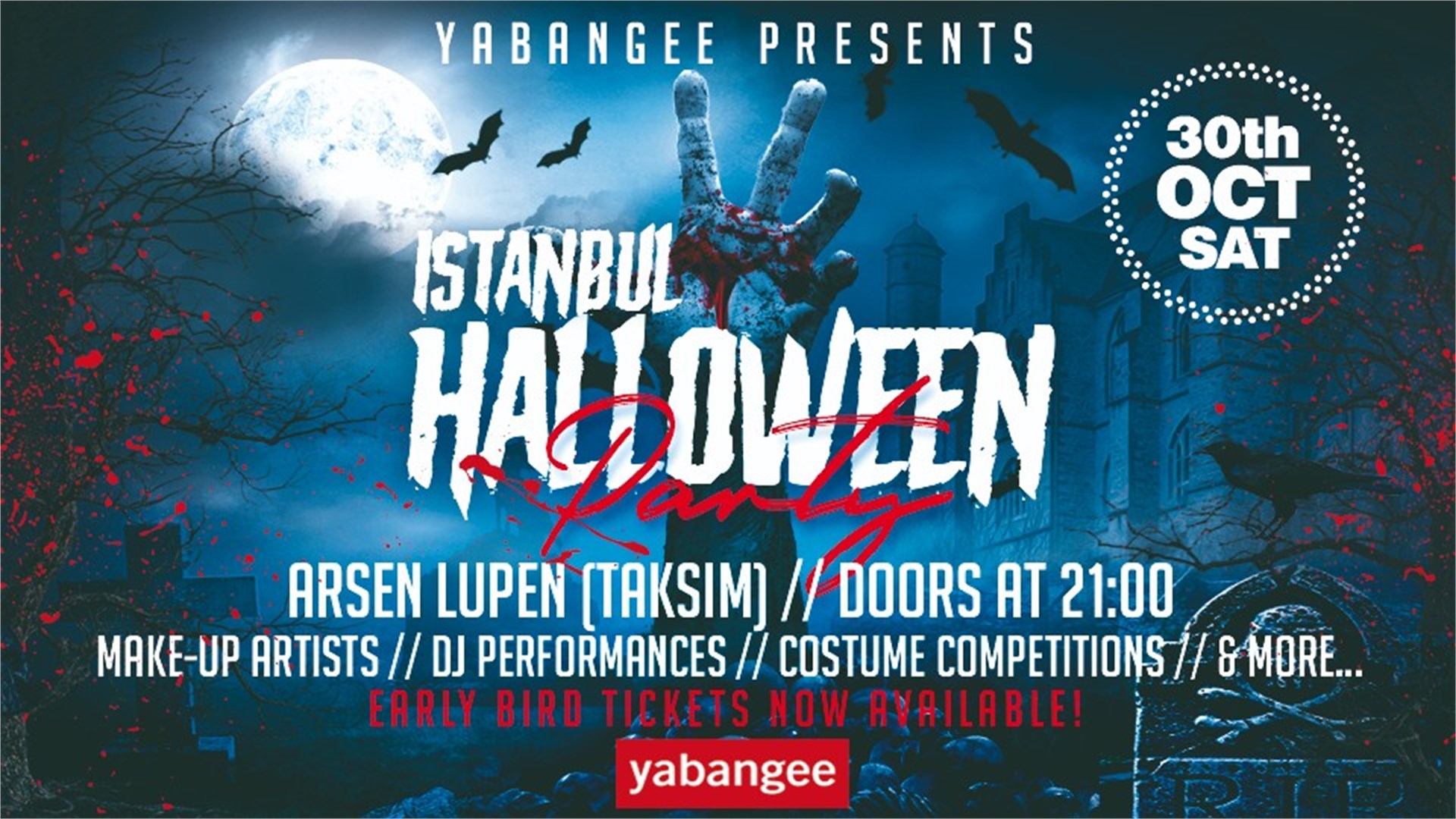 istanbul halloween party 2021