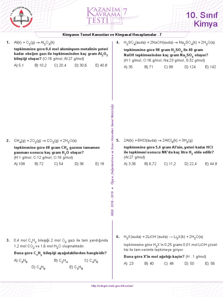 mol soruları pdf