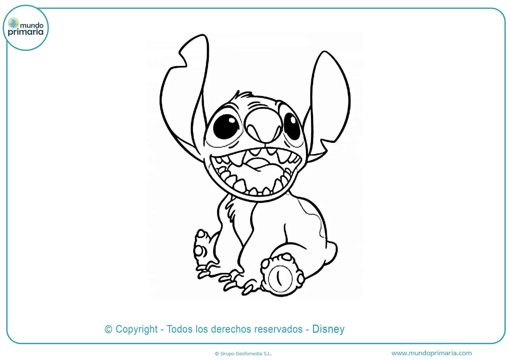 dibujos de lilo y stitch para colorear