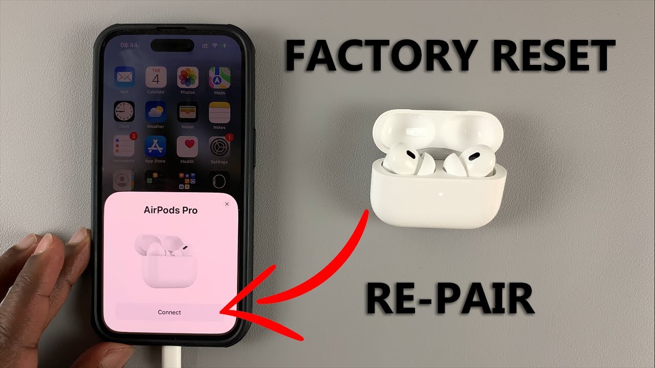 how to hard reset airpod pro