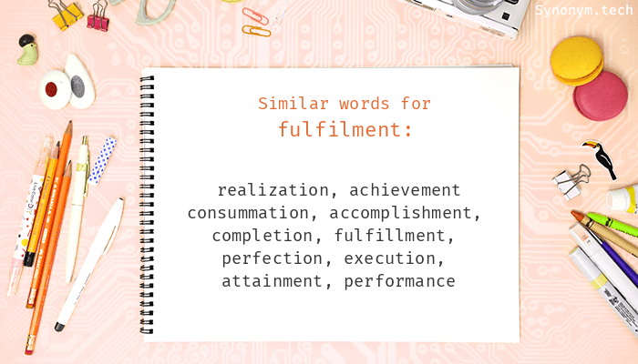 fulfilment synonym