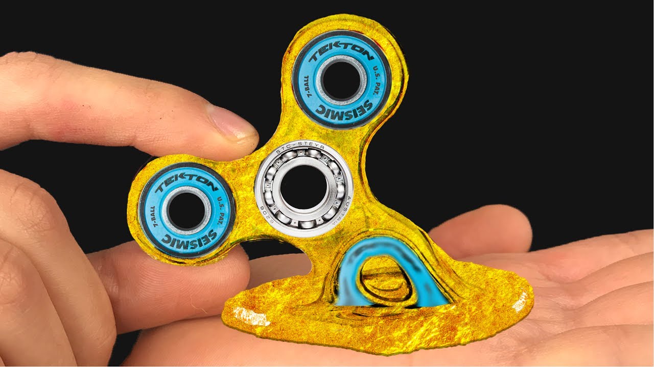 gold fidget spinner with diamonds