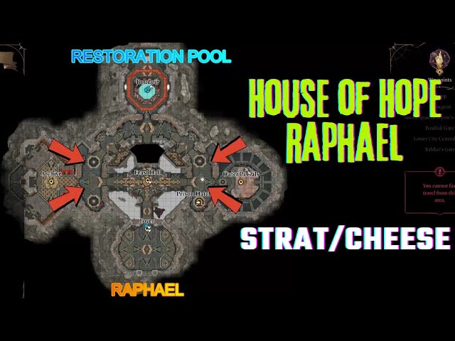 house of hope bg3 map