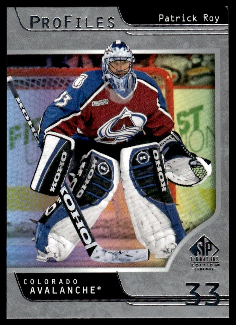 hockey cards patrick roy