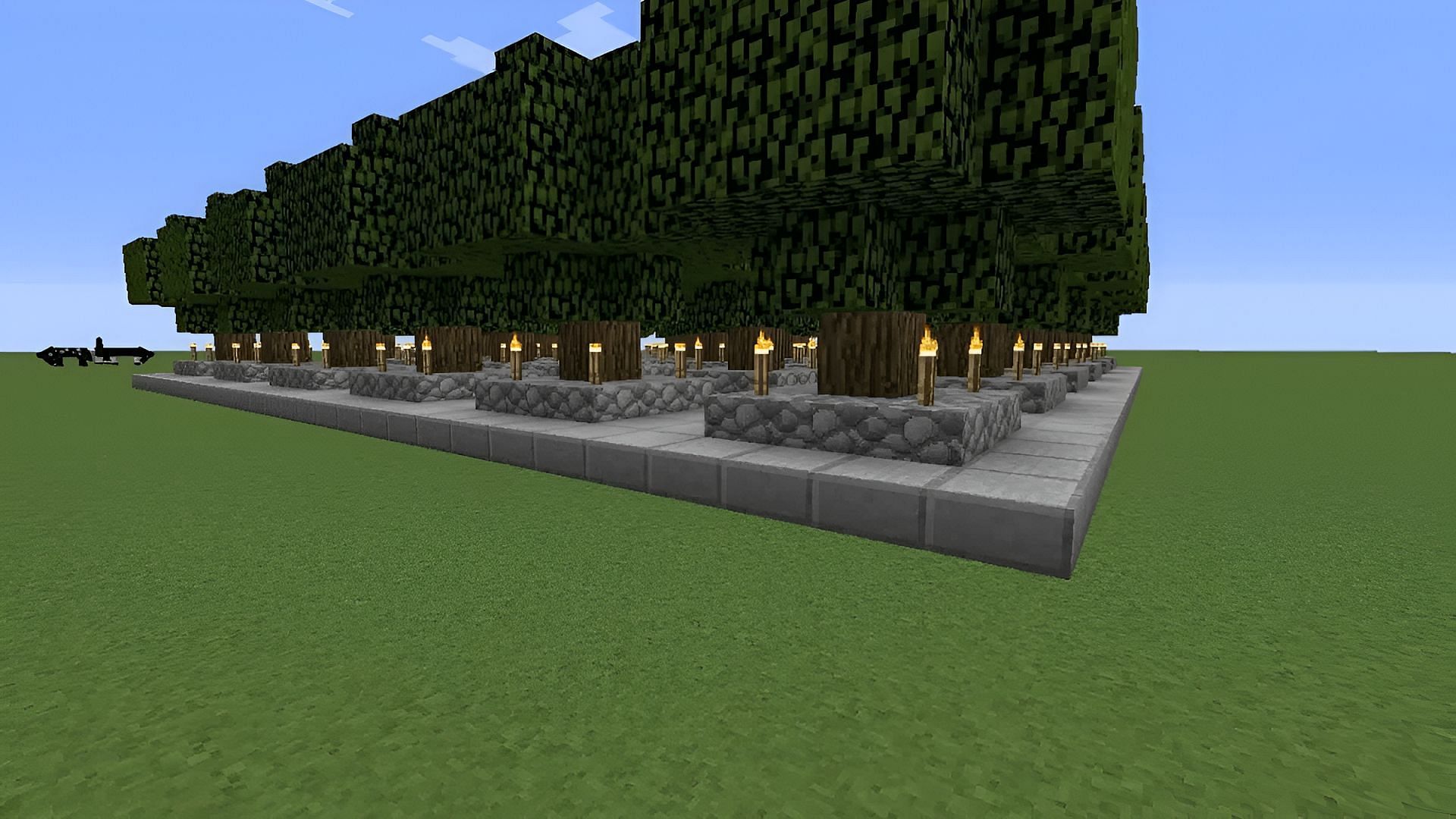 minecraft tree farm