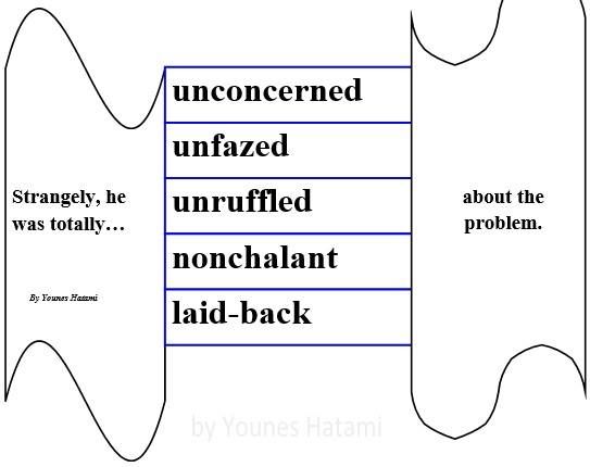 unfazed synonym