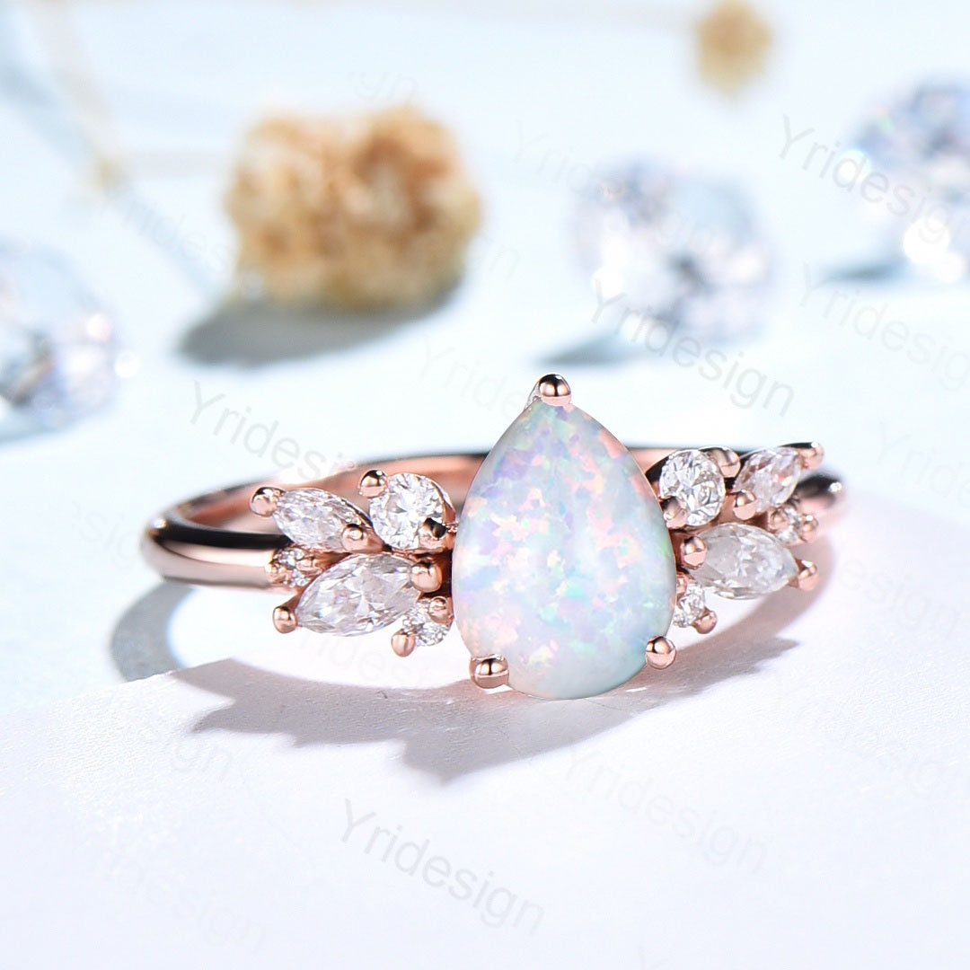 opal promise rings