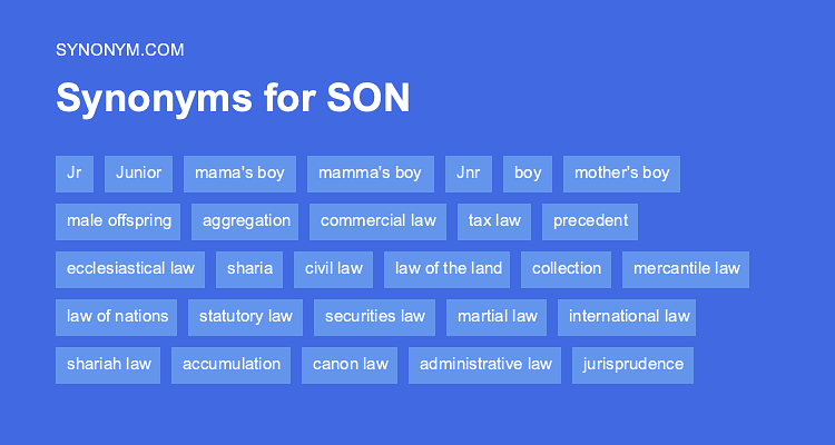 synonym for son