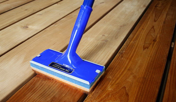 decking staining brush