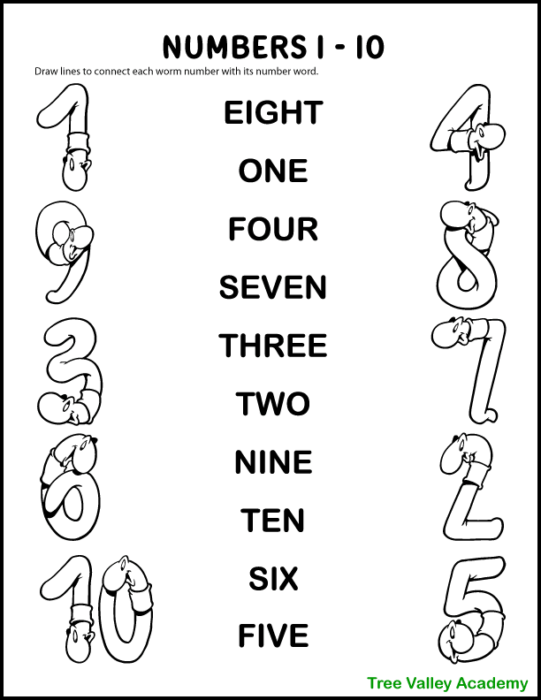 spelling numbers worksheet