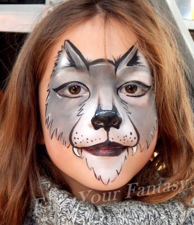 maquillaje de lobo facil