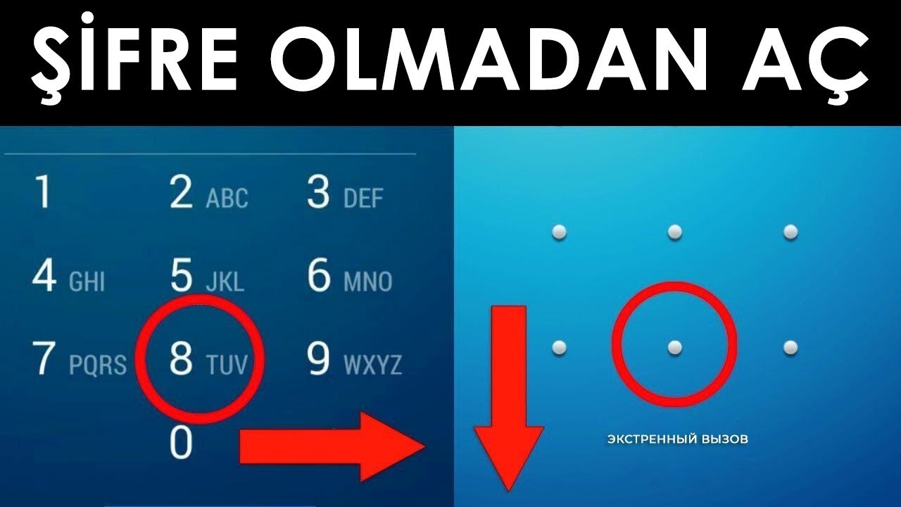 telefonda unutulan desen şifresi nasıl açılır