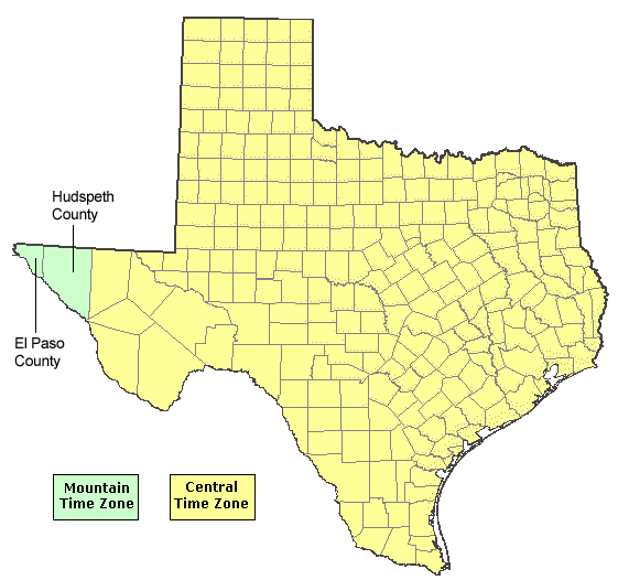 texas austin time zone