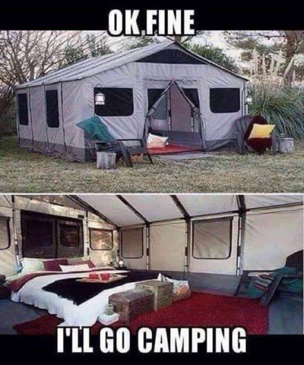 funny camping memes