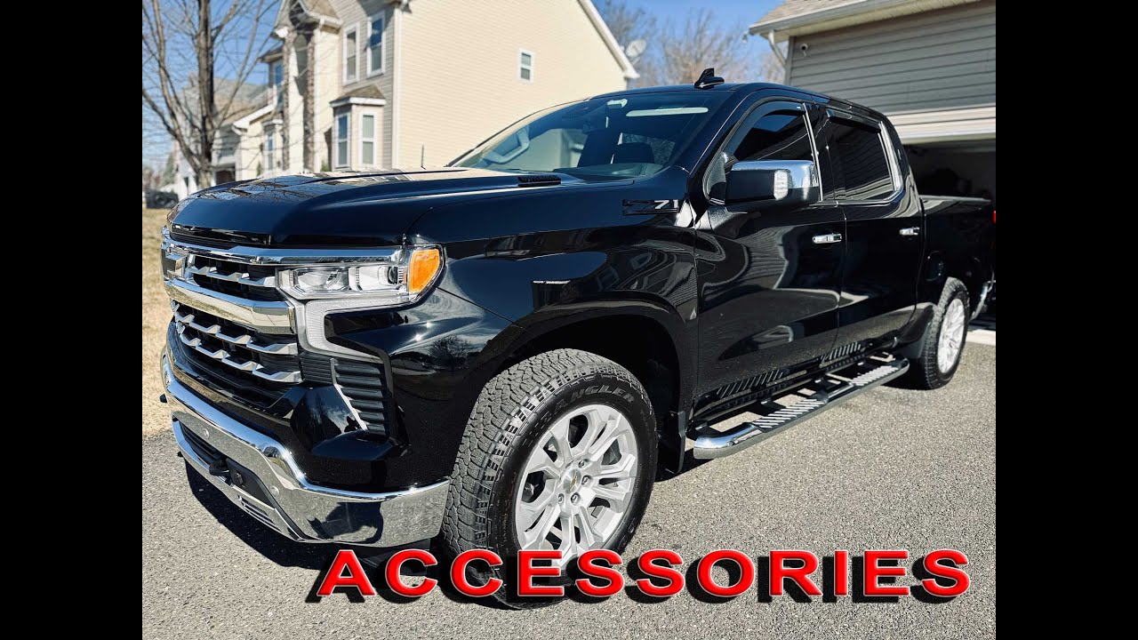 2023 chevy silverado rst accessories