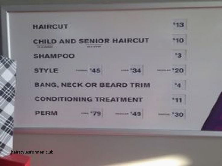 hair cuttery prices for seniors