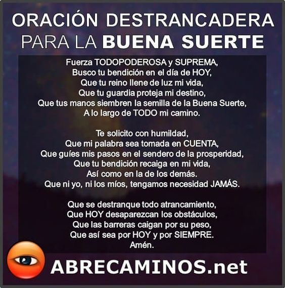 oracion abrecaminos