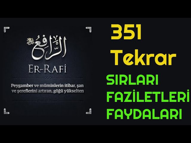 rafi esması fazileti