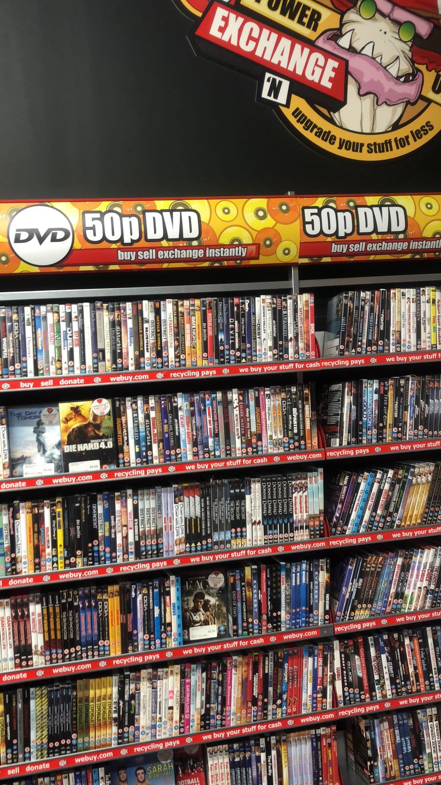 cex dvds