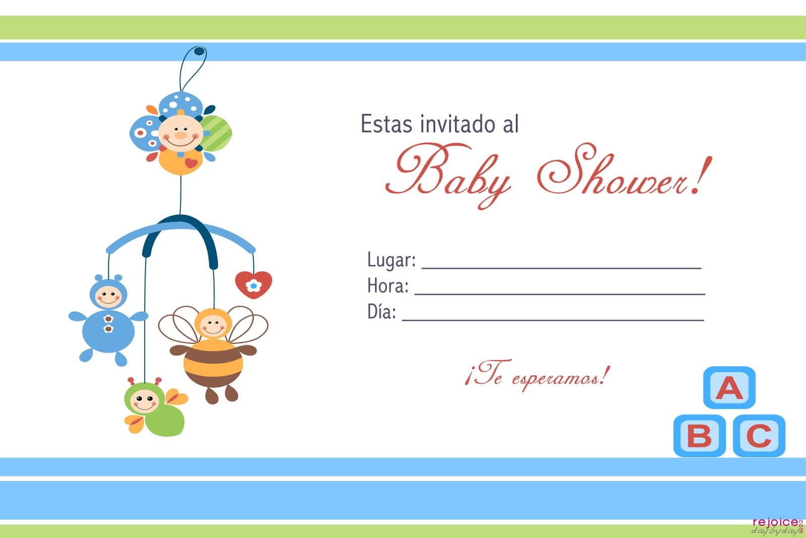 invitaciones para baby shower niña