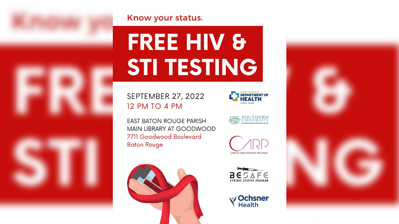 free std testing baton rouge