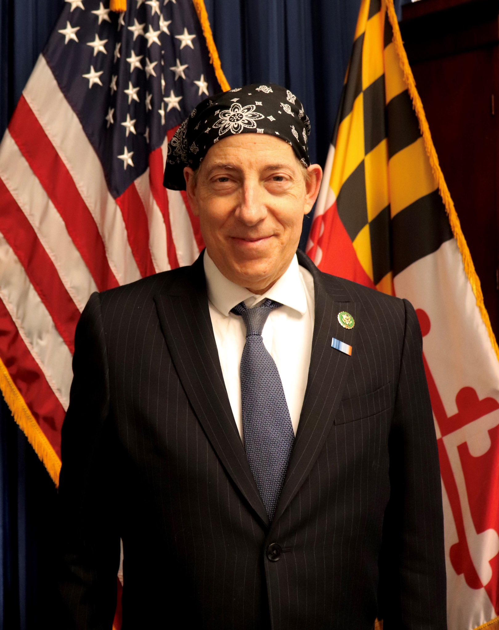 jamie raskin bandana