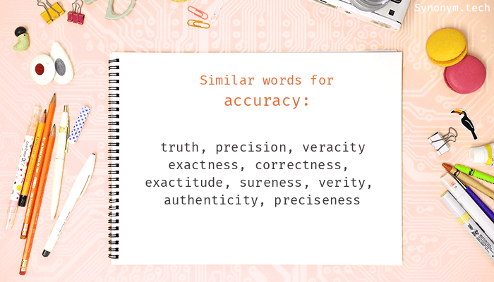 synonym for the word accuracy