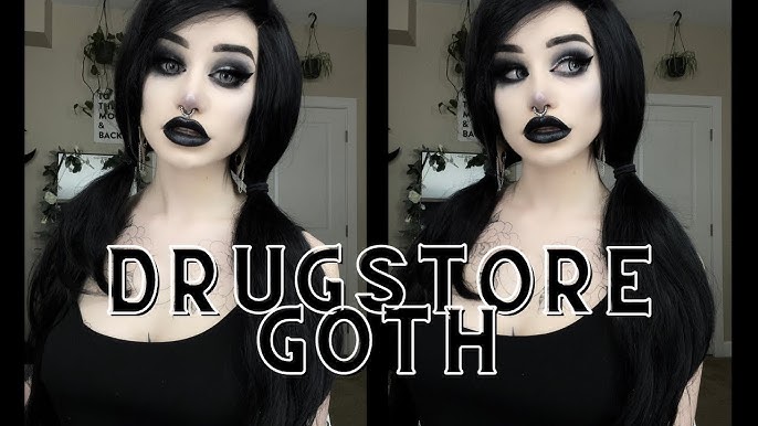 simple goth makeup