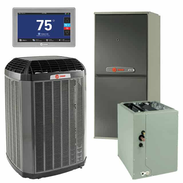 trane 3 ton gas package unit price