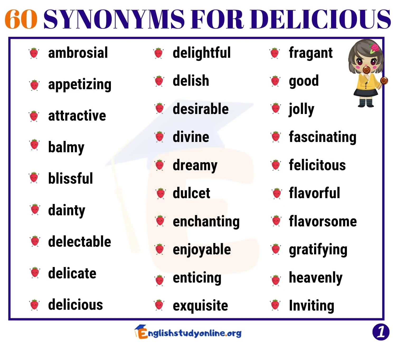 synonym for delicious