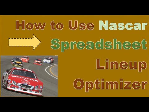 nascar optimizer