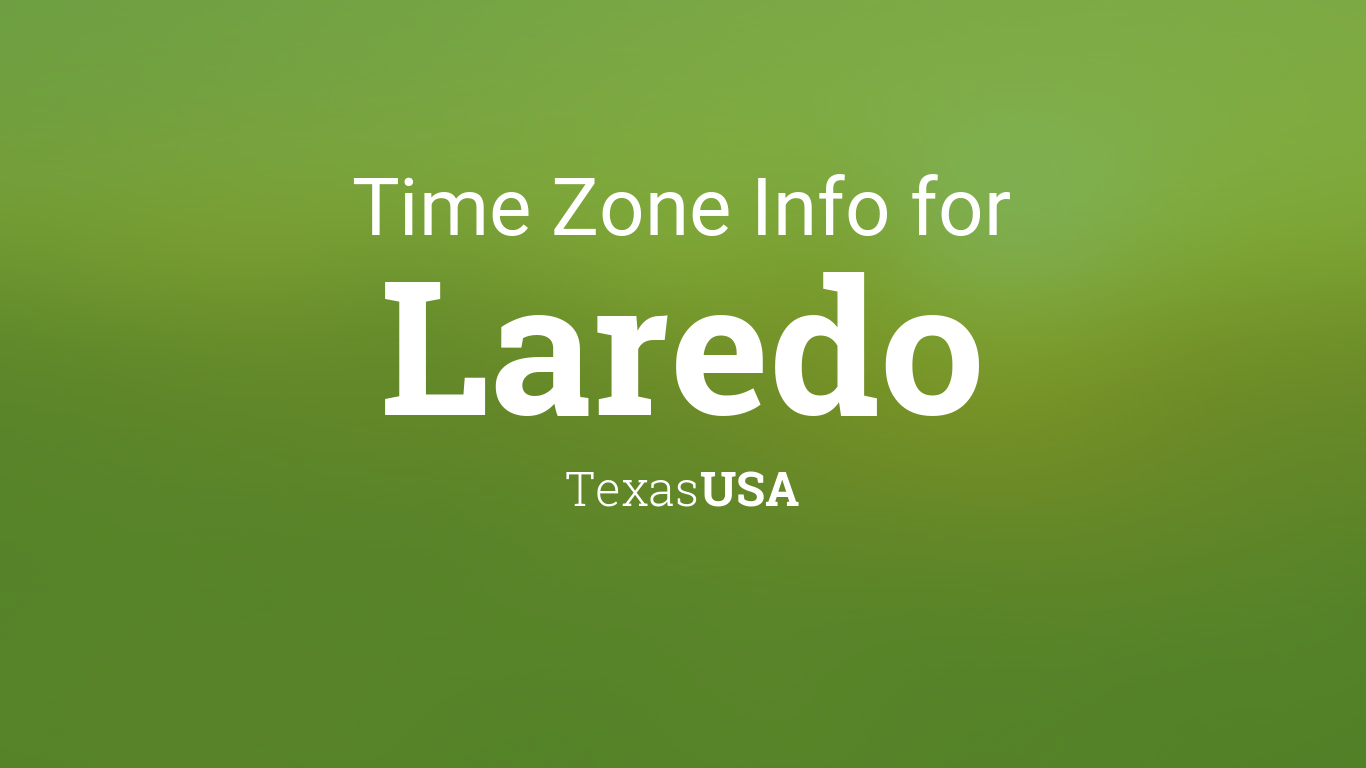 laredo tx time zone