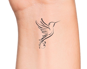 tatouage oiseau simple