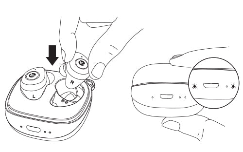 how to put raycon earbuds in pairing mode