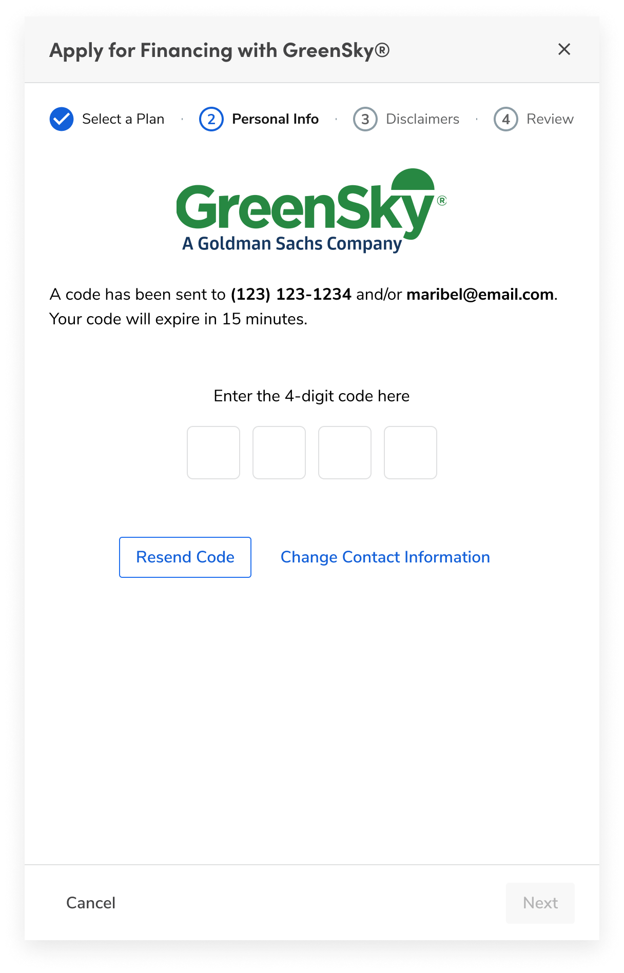 greensky login portal