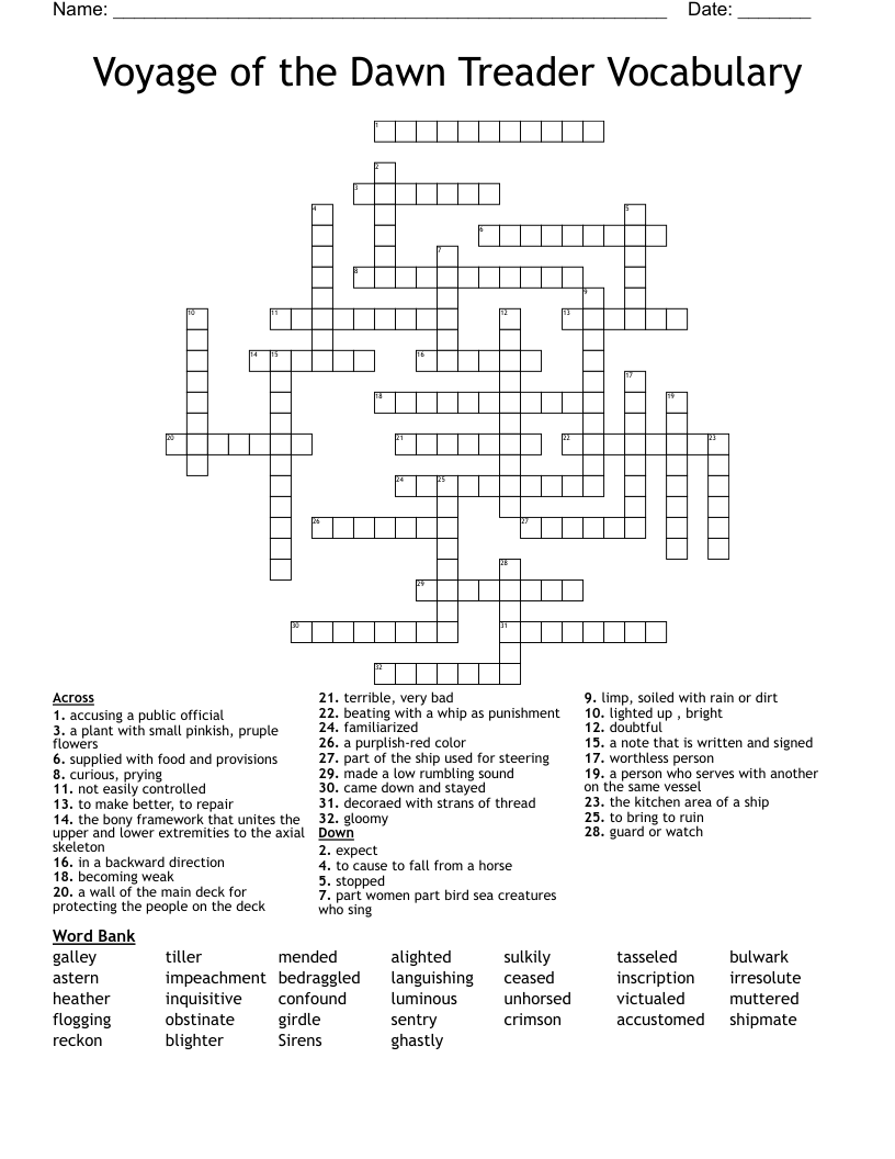 low ship deck crossword