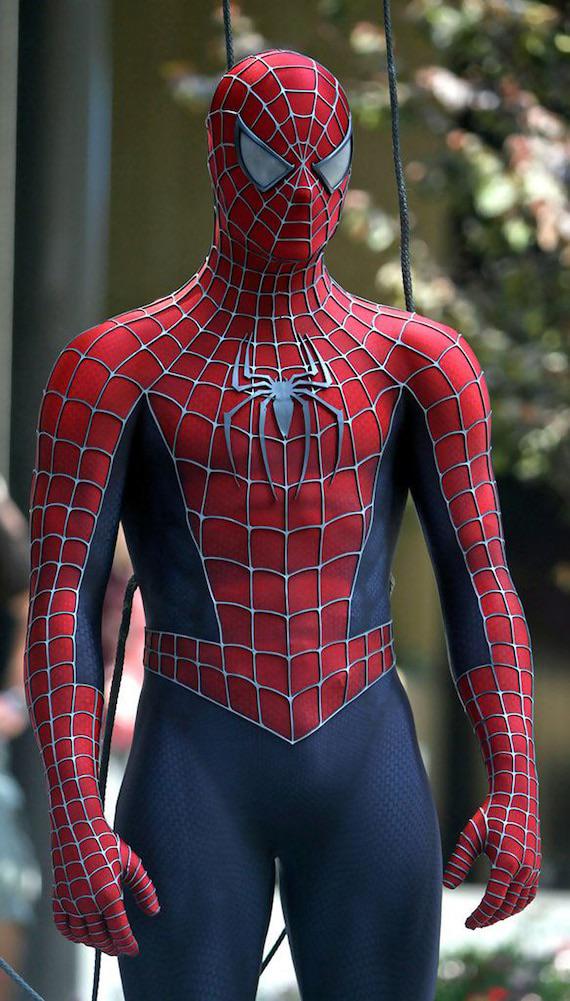 what is peter parkers suit made of