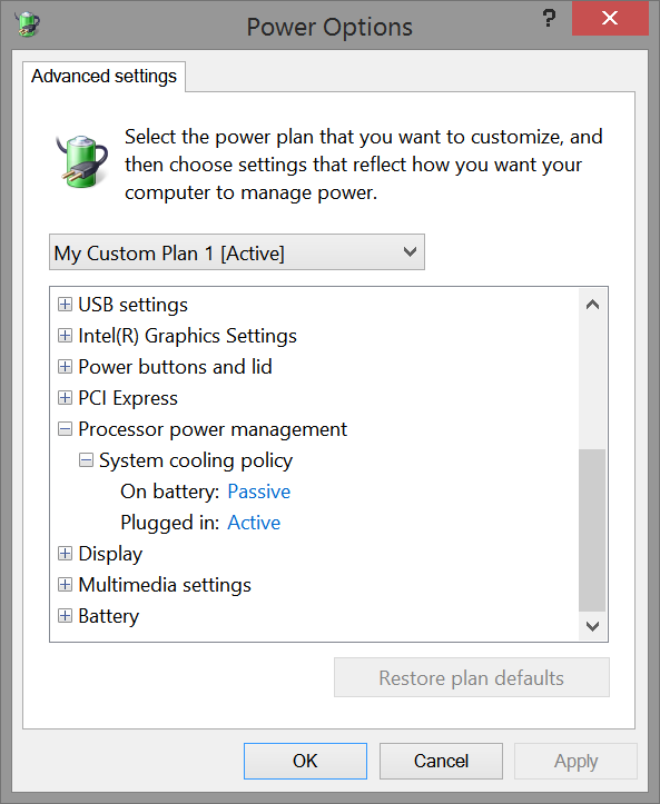 processor power management missing