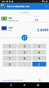 euro to real converter