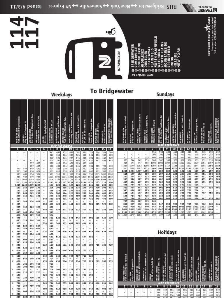 114 bus schedule