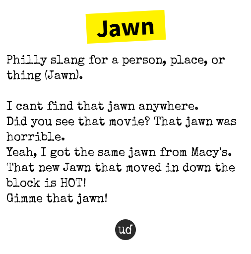 jawn urban dictionary