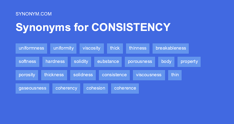 thesaurus for consistent