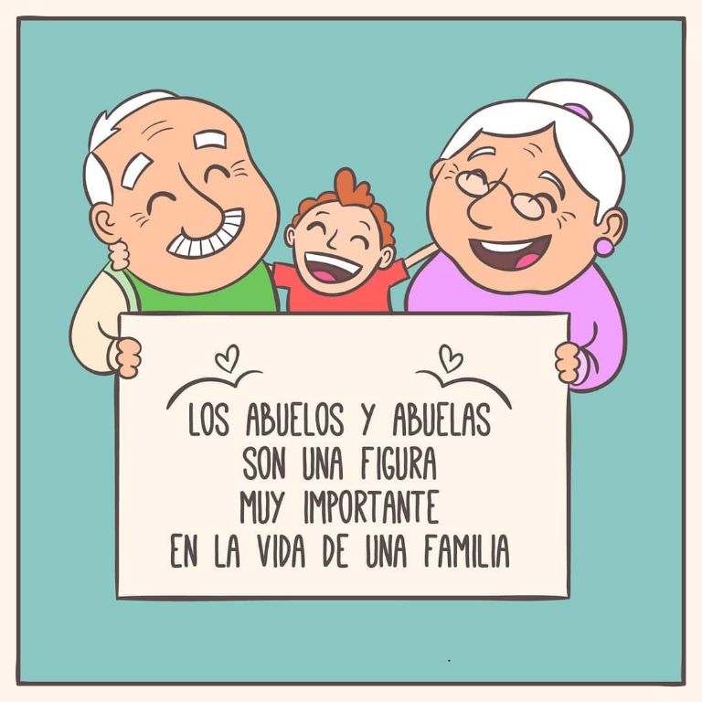 fotos de abuelos con frases